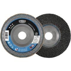 Fächerscheibe LONGLIFE C-TRIM D.125mm K.120 fl.INOX/Stahl ZK TYROLIT | 10 Stück