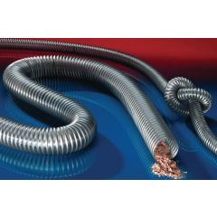 Absaug- u.Gebläseschlauch TIMBERDUC® PUR 532 AS ID 75-76mm AD 83,00mm 4mm L.15m | 15 Stück