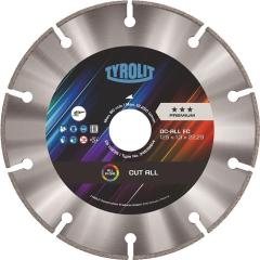 Diamanttrennscheibe DC ALL FASTCUT D.125mm Bohr.22,23mm Seg.-H.10mm Seg.-S.1,8mm