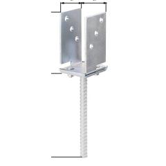 U-Pfostenträger ETA-10/0210 71-131x110x200x70mm galv.verz.d.pass.GAH