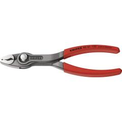 Frontgreifzange TwinGrip L.150mm pol.Ku.-Überzug schwarz atram.KNIPEX