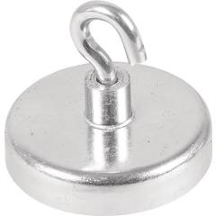 Kraftmagnet D.36mm verzinkt,m.Hak.5St./Karton EICHNER