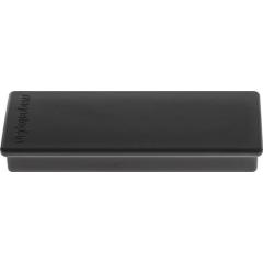 Rechteckmagnet B55xT22xS8mm schwarz MAGNETOPLAN | 10 Stück