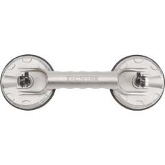 Saugheber Trgf.80kg Kopf-D.118mm 2 Köpfe Alu TECWERK