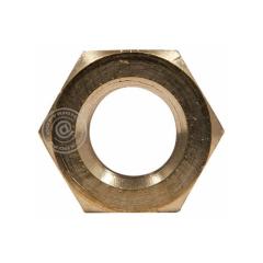 ISO 4032 | Messing galvanisch verchromt | Sechskantmuttern - ISO-Typ 1 | M 8 | 100 Stück