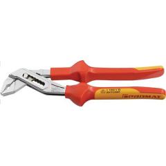 Wasserpumpenzange L.250mm Spann-W.6-44mm verchr.VDE Mehrkomp.-Hülle PROMAT