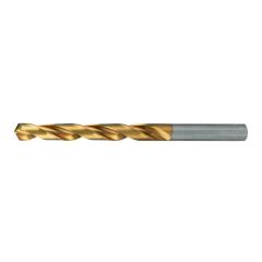 Spiralbohrer DIN 338 Typ N | Ø 5,9 mm HSS profilgeschl.TiN Zyl.schaft kurz TECWERK | 10 Stück