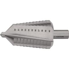 Stufenbohrer Bohrber.30-40mm HSS ger.genutet Z.2 Stufen 11 TECWERK