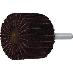 Fächerschleifer Ø60xH30mm K.80/AMED Kombi Vlies/Korund Schaft-D.6mm TECWERK