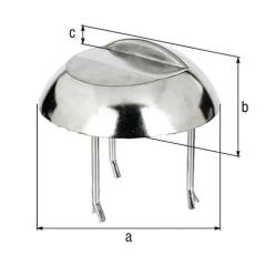 Auflaufstütze Alu-Guss anschr.Betonanker 65mm GAH