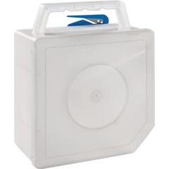 Warnbandspender transp.m.eingebautem Messer L200xB100xH240mm WEMAS