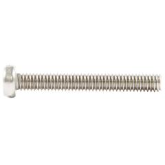 DIN 84, Zylinderschrauben mit Schlitz M 3 x 10, Messing galvanisch vernickelt | 200 Stück