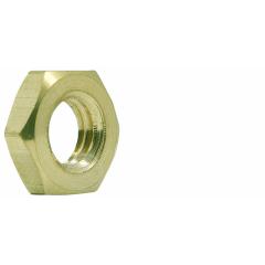 Sechskantmuttern, niedrig DIN 439 (ISO 4035) | Messing vernickelt | BM 10 | 100 Stück