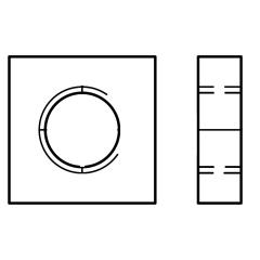 DIN 562 04 | M 10 SW 17 | 100 Stück