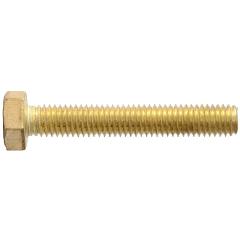 Sechskantschrauben DIN 933 (ISO 4017) | Messing | M 16 x 80 | 10 Stück