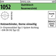 DIN 1052 | Stahlblech feuerverzinkt, 62 x M12 | 150 Stück