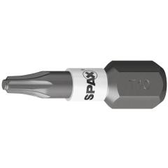 SPAX-Torx Bit mit Zapfen T10, Länge: 25 mm | Großpack 10 x 5 Stück