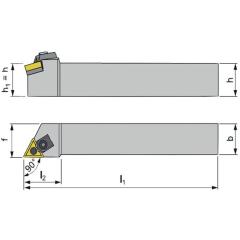 Klemmdrehhalter MTJNR2525M16 re.vern.Außen TECWERK