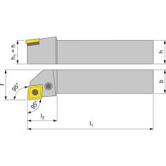 Klemmdrehhalter PCLNL3232P12 li.vern.Außen TECWERK