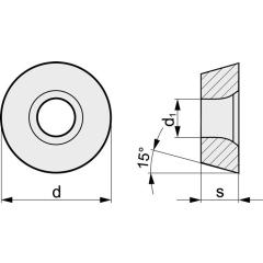 Wendeschneidplatte RDHX0702MOT KH05 Kopierfräsen TECWERK | 10 Stück