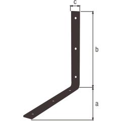 Balkenwinkel L250x250mm B.26mm gleichschenklig STA | 15 Stück