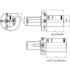 Werkzg.h.E2 S DIN 69880 Typ A Spann-D.16mm VDI40 z.Bohrstangen TECWERK