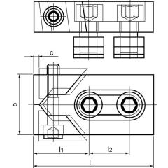 Tiefspannbacke Bulle,Nr. 6490 18mm M16 AMF