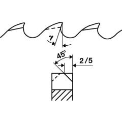 Metallkreissägeblatt Form C D.275mm B.2,5mm HSS Bohrungs-D.32mm Z.110 TECWERK