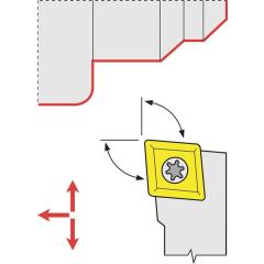 Klemmdrehhalter SCLCL2525M12 li.vern.Außen TECWERK