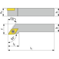 Klemmdrehhalter SDJCL2020K11 li.vern.Außen TECWERK