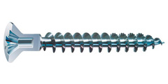SPAX Universalschraube mit Kopfbohrung, Senkkopf, Kreuzschlitz Z, WIROX (A9J) 4,5 x 20/11 - 1000 Stück