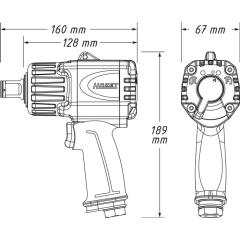 Schlagschrauber 9013MTT 3/4 Zoll 1300 Nm HAZET