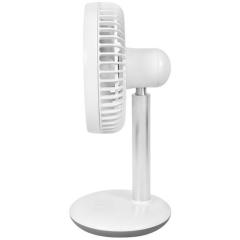 Akku-Tischventilator VENTI 3010 R D.15cm H.288mm 220-240/50 V/Hz weiss GUTFELS