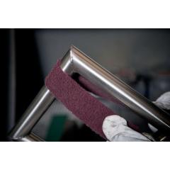 Schleifvliesrolle NRO 400 L.10m B.150mm fine rotbraun KLINGSPOR