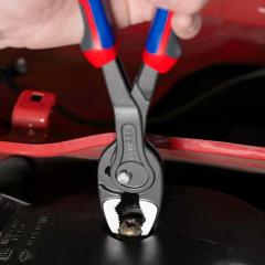 Frontgreifzange TwinGrip L.257mm Comfort-Griffe grau atram.KNIPEX