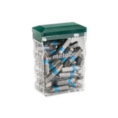 Bitsortiment Gr.PZ2 | Länge 25 mm | S2-Stahl farbcodiert in Box 25 St. Metabo