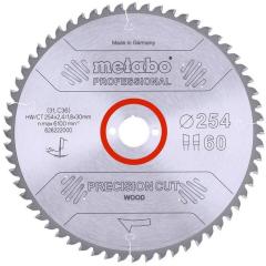 Kreissägeblatt precision cut wood professional D254xB2,4xBohrung30mm 60Z. WZ