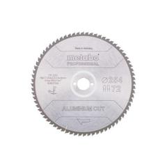 Kreissägeblatt aluminium cut professional D254x2,4/2,0xB30mm Z.72 FZ/TZ 5Gr. neg