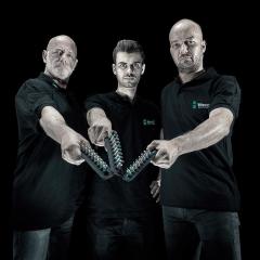 Steckschlüsseleinsatzset Belt B 4 10-tlg.SW 19 / 8mm Antr.10mm (3/8) Zoll WERA