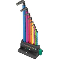 Winkelschraubendrehersatz 950/9 Hex-Plus Multicolour 3 10-tlg.metrisch