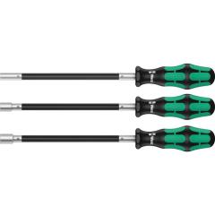 Schlauchklemmenschraubendrehersatz 391/3 3-tlg.Kraftform flex.WERA