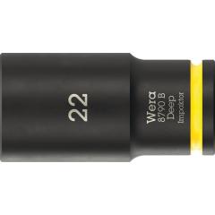 Steckschlüsseleinsatz 8790 B Impaktor Deep 3/8 Zoll 22mm L.63mm WERA