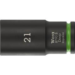 Steckschlüsseleinsatz 8790 B Impaktor Deep 3/8 Zoll 21mm L.63mm WERA