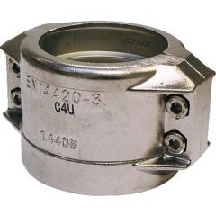 Klemmschale VA (1.4408) 50,0mm Spannber.min.62mm Spannber.max.64mm