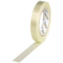 Filamentklebeband m.Längsfaden Breite 19mm Länge 50m S.100µ transparent XENIAL | 12 Stück