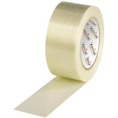 Filamentklebeband m.Längsfaden Breite 50mm Länge 50m S.100µ transparent XENIAL | 18 Stück