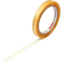 Klebeband monta 220 Breite 15mm Länge 66m S.54µ PVC transparent leise TRANSPAK | 12 Stück