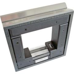 Rahmenwasserwaage DIN 877 Genauigk.0,3 mm/m 1,5 mm/m 150x150x42mm ROECKLE