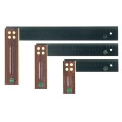 Winkel Schenkel-L.150mm gelaserte mm-Skala Palisanderholz ECE