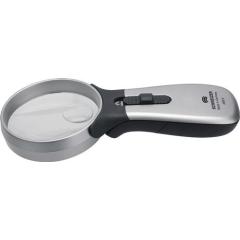 Handleuchtlupe Tech-Line CLASSIC Vergr.2x/4x LED Linsen-D.70/20mm SCHWEIZER